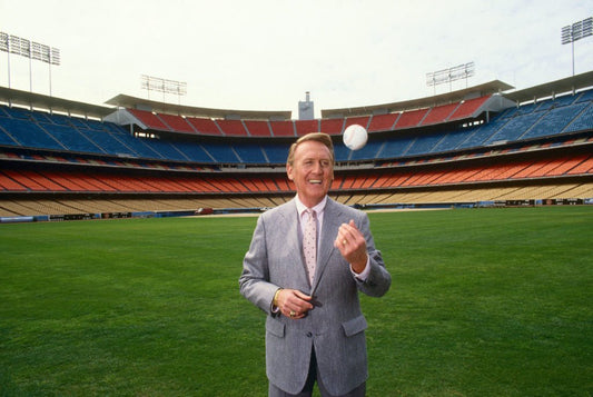 Honoring Vin Scully: The Voice of Baseball Lives On Through Our Tribute T-Shirt - Ola