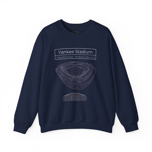 Yankee Stadium Sweatshirt in Navy color front side