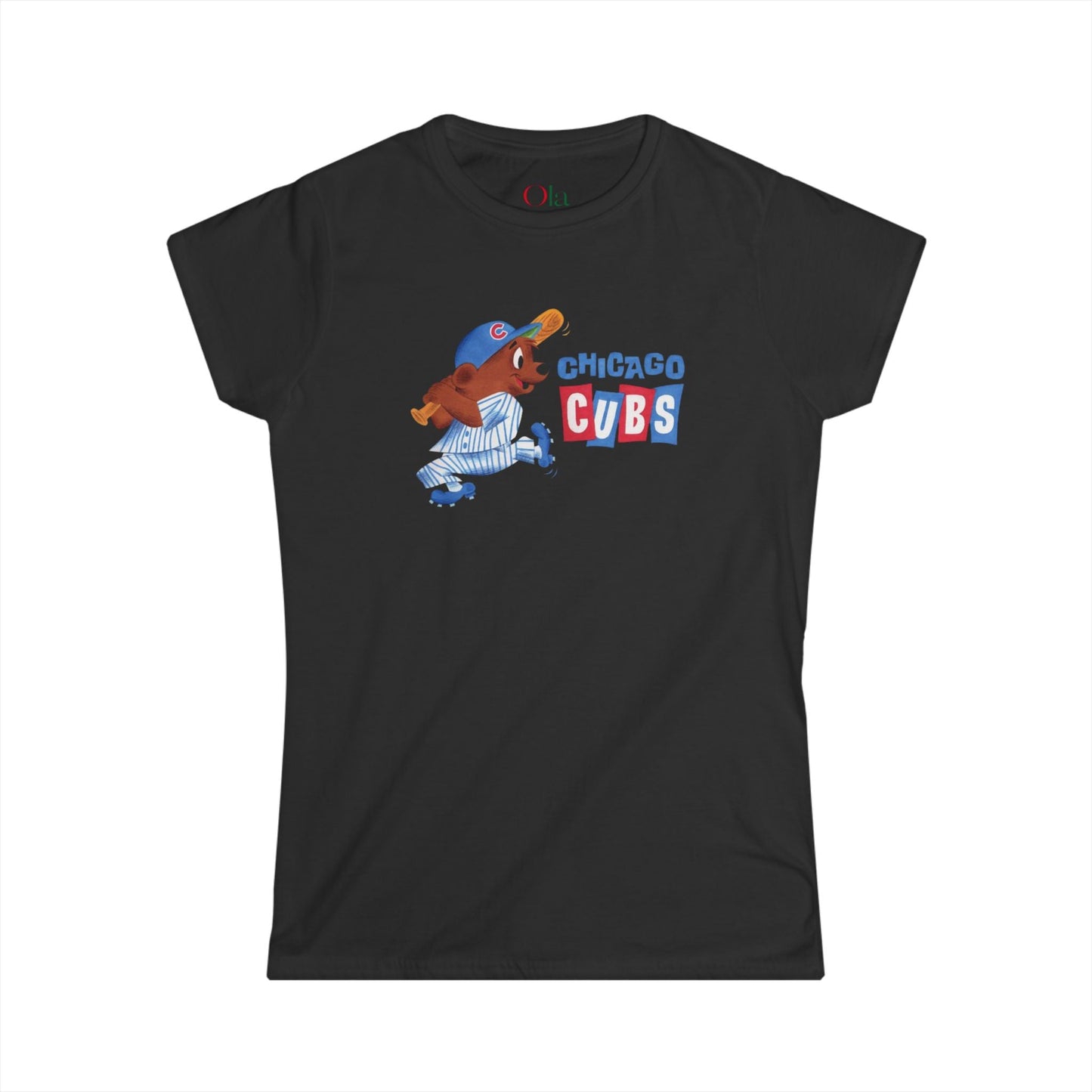 Chicago Cubs Inspired Cartoon T - shirt - Women Style - Ola