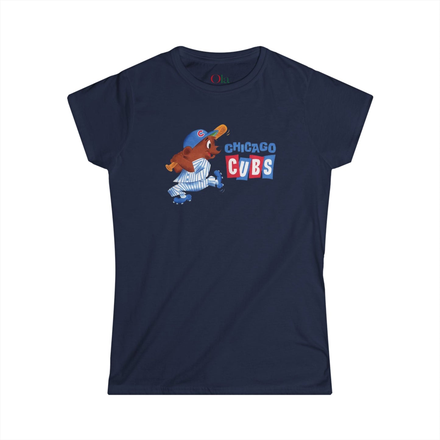 Chicago Cubs Inspired Cartoon T - shirt - Women Style - Ola