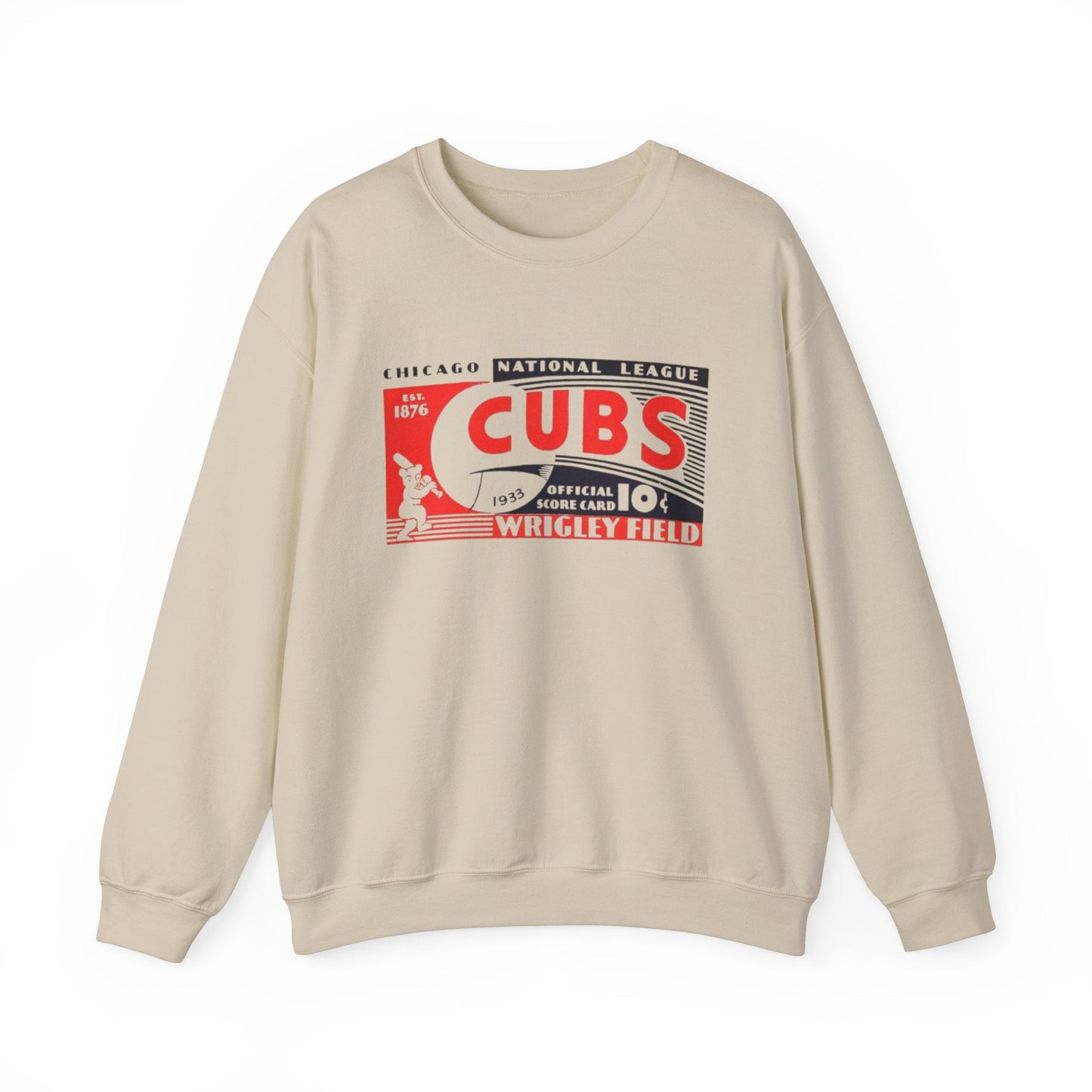 Vintage Cubs sweatshirt featuring the iconic Cubs logo, available at Ola Store.