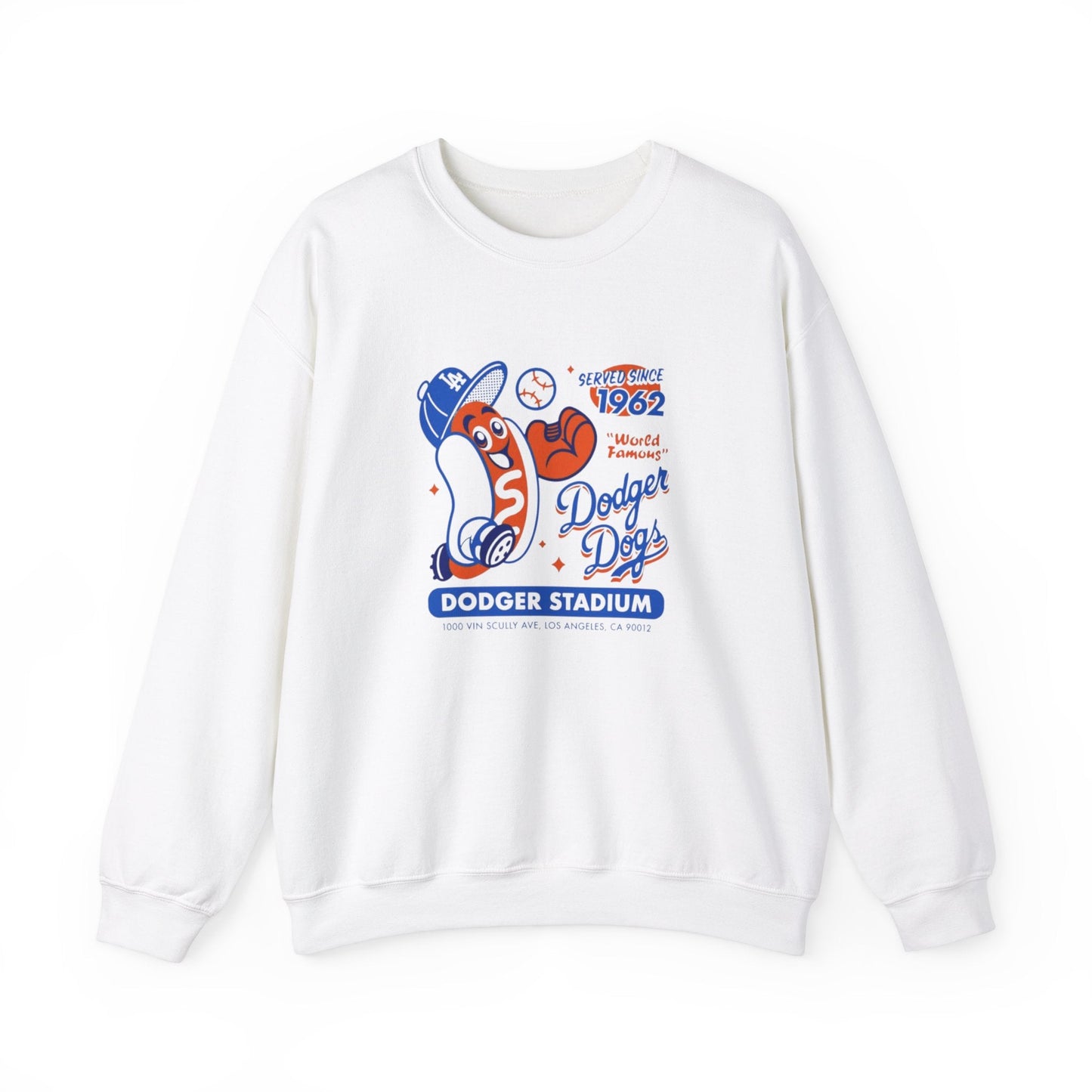 Vintage Dodgers sweater from Ola Store, showcasing classic style and comfort