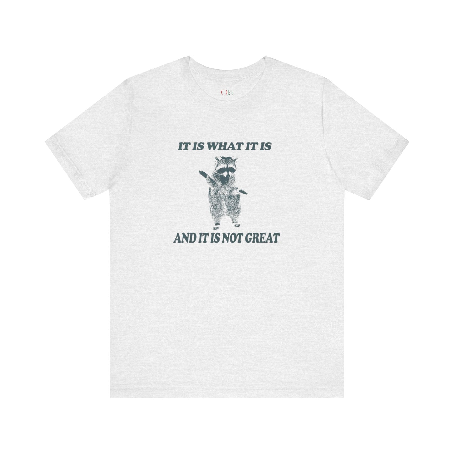 Ash funny t shirt sayings 'It is what it is and it is not great'