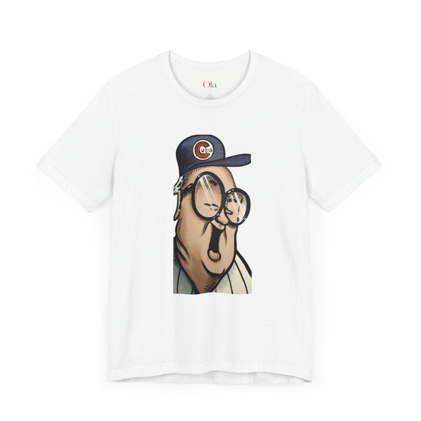 Harry Caray Cartoon T - shirt - Ola