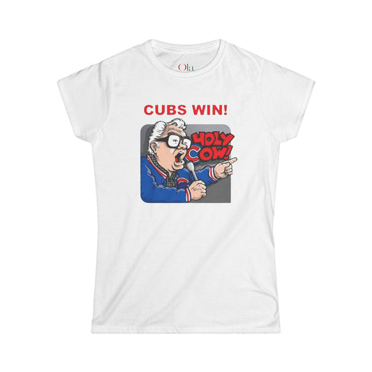 Harry Caray Cartoon T - shirt - Women Style - Ola