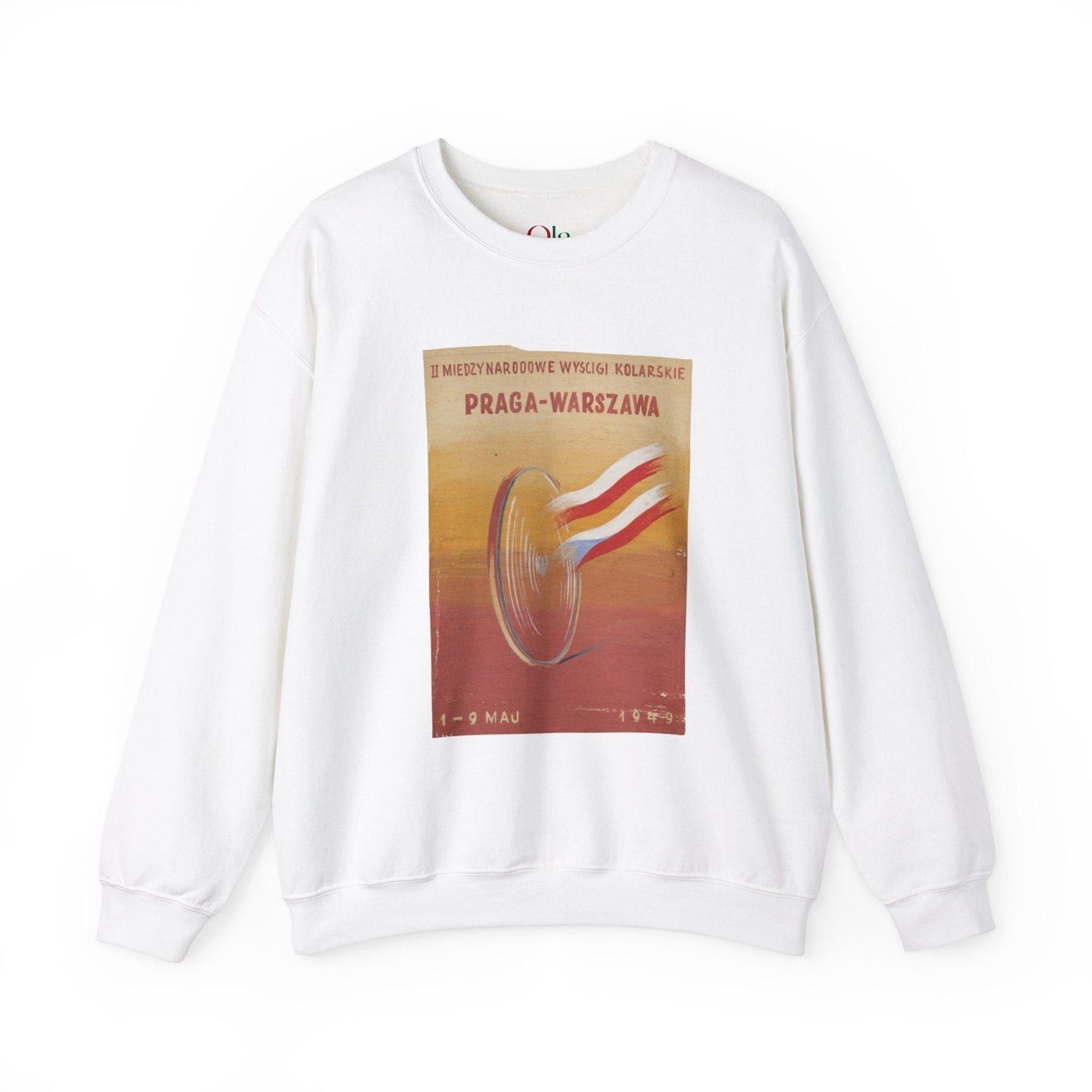 Vintage-inspired Polska sweatshirt, perfect gift for Polish enthusiasts, available at Ola Store