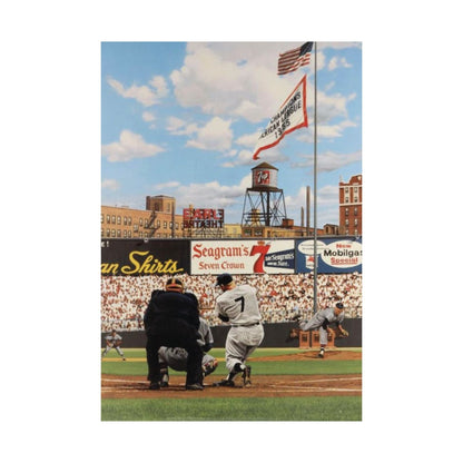 Vintage Baseball Wall Art - Micky Mantle - Ola