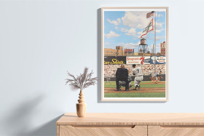 Vintage Baseball Wall Art - Micky Mantle - Ola